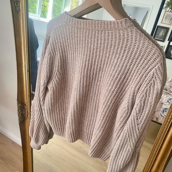 H&M Dusty Rose Knit Sweater - L - Picture 4 of 5